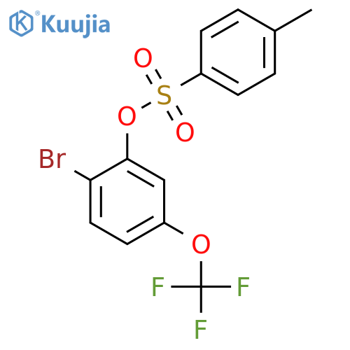 2-Bromo-5-(trifluoromethoxy)phenyl 4-methylbenzene-1-sulfonate structure