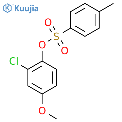 2-Chloro-4-methoxyphenyl 4-methylbenzene-1-sulfonate structure