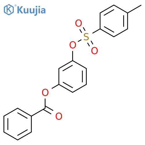 3-[(4-Methylbenzenesulfonyl)oxy]phenyl benzoate structure