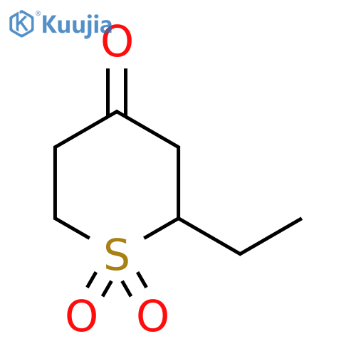 2-Ethyl-1lambda6-thiane-1,1,4-trione structure