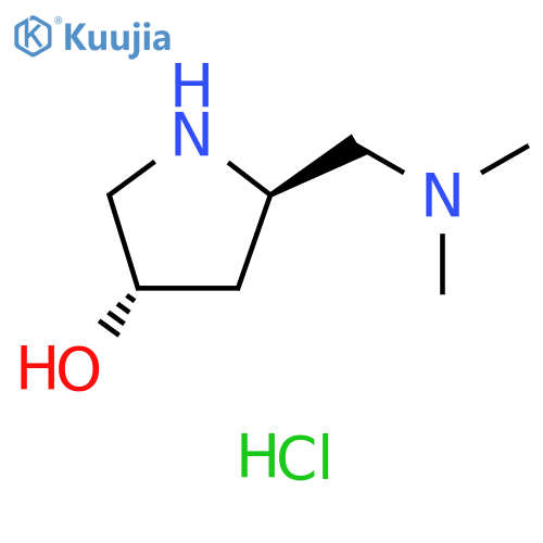3-Pyrrolidinol, 5-[(dimethylamino)methyl]-, hydrochloride (1:2), (3S,5R)- structure