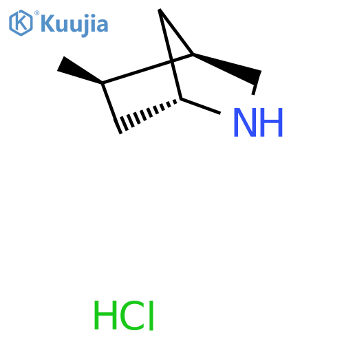 rac-(1R,4R,5R)-5-methyl-2-azabicyclo[2.2.1]heptane hydrochloride structure