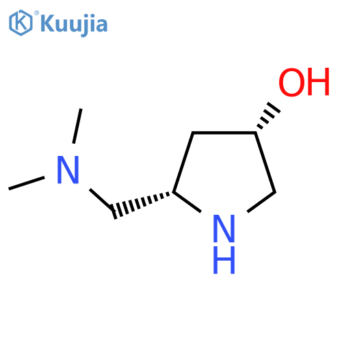 (3S,5S)-5-[(dimethylamino)methyl]pyrrolidin-3-ol structure