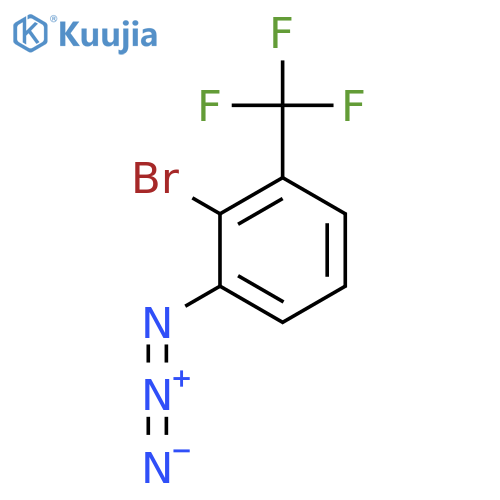 1-Azido-2-bromo-3-(trifluoromethyl)benzene structure