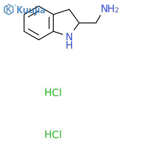 2,3-Dihydro-1H-indole-2-methanamine dihydrochloride structure
