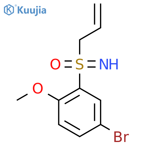 (5-Bromo-2-methoxyphenyl)(imino)(prop-2-en-1-yl)-lambda6-sulfanone structure