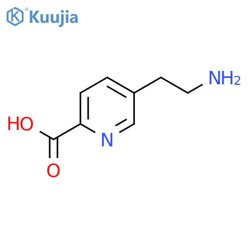 5-(2-Aminoethyl)pyridine-2-carboxylic acid structure