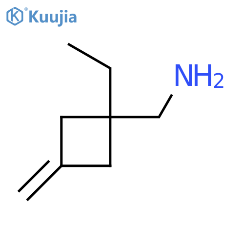 (1-Ethyl-3-methylidenecyclobutyl)methanamine structure