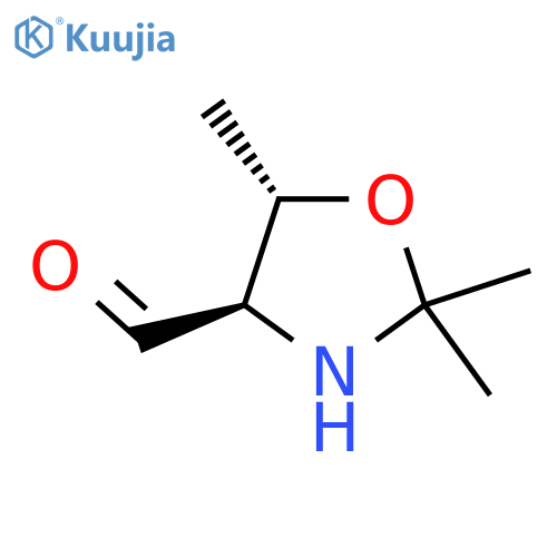 (4R,5S)-2,2,5-trimethyl-1,3-oxazolidine-4-carbaldehyde structure