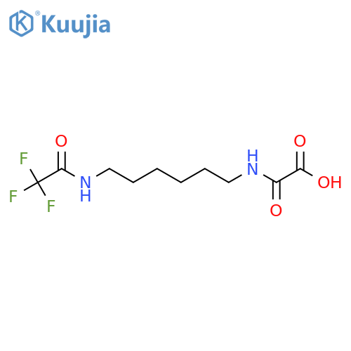 {[6-(2,2,2-Trifluoroacetamido)hexyl]carbamoyl}formic acid structure