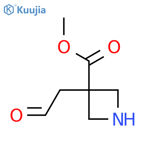 Methyl 3-(2-oxoethyl)azetidine-3-carboxylate structure