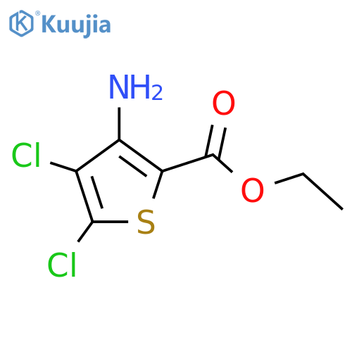 Ethyl 3-amino-4,5-dichlorothiophene-2-carboxylate structure