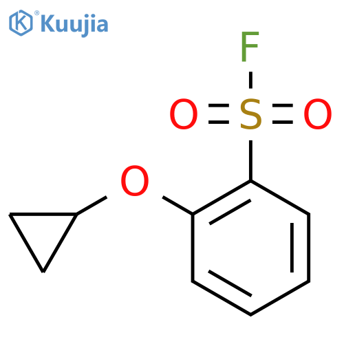 2-Cyclopropoxybenzene-1-sulfonyl fluoride structure