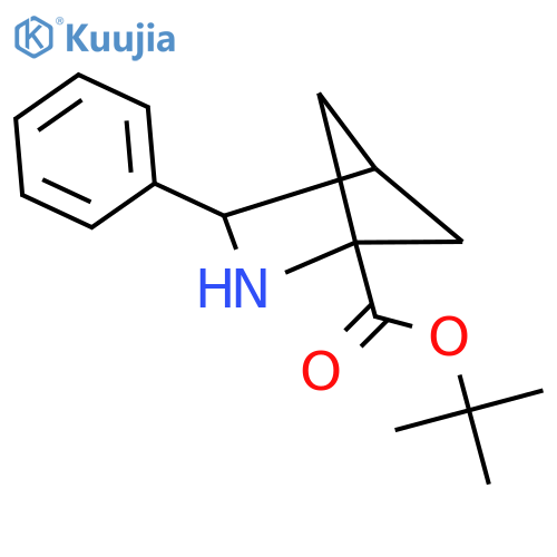 Tert-butyl 3-phenyl-2-azabicyclo[2.1.1]hexane-1-carboxylate structure