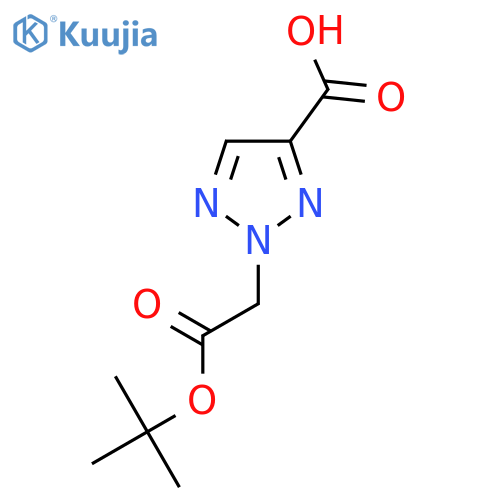 2-[2-(tert-butoxy)-2-oxoethyl]-2H-1,2,3-triazole-4-carboxylic acid structure