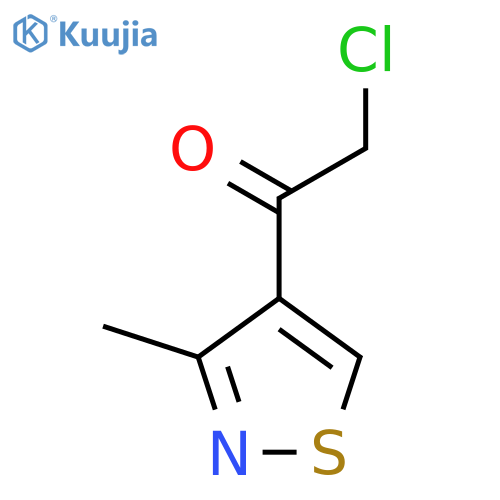 2-Chloro-1-(3-methyl-1,2-thiazol-4-yl)ethan-1-one structure