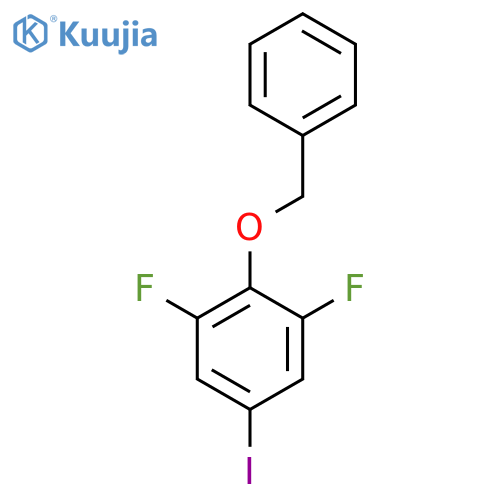2-(Benzyloxy)-1,3-difluoro-5-iodobenzene structure
