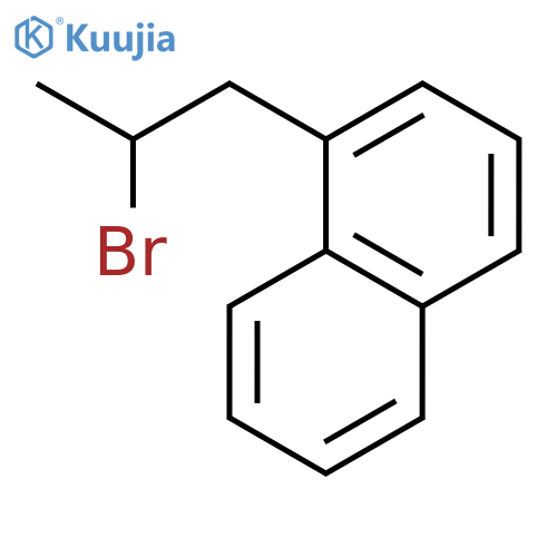 1-(2-bromopropyl)naphthalene structure
