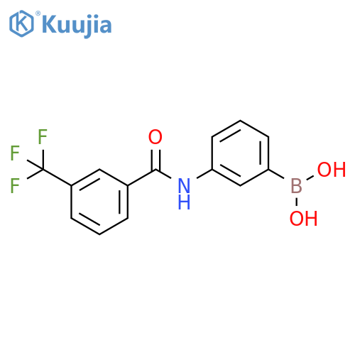 Boronic acid, B-[3-[[3-(trifluoromethyl)benzoyl]amino]phenyl]- structure