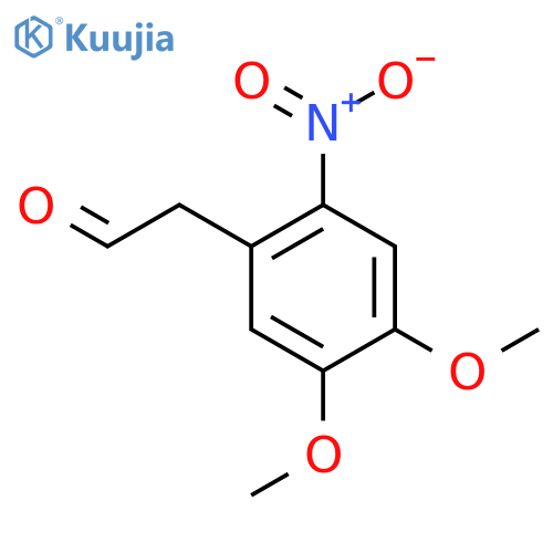 2-(4,5-dimethoxy-2-nitrophenyl)acetaldehyde structure