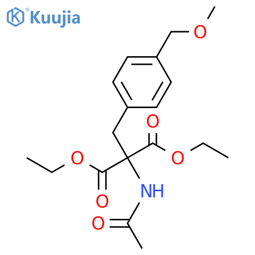 DIETHYL 2-(ACETYLAMINO)-2-[4-(METHOXYMETHYL)BENZYL]MALONATE structure