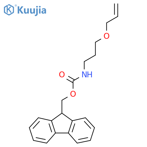 (9H-fluoren-9-yl)methyl N-[3-(prop-2-en-1-yloxy)propyl]carbamate structure