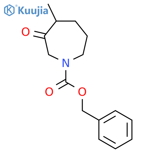 Benzyl 4-methyl-3-oxoazepane-1-carboxylate structure