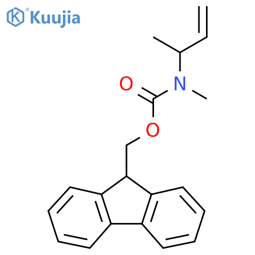 (9H-fluoren-9-yl)methyl N-(but-3-en-2-yl)-N-methylcarbamate structure