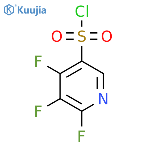 4,5,6-Trifluoropyridine-3-sulfonyl chloride structure