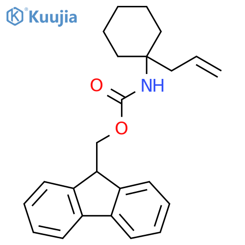 (9H-fluoren-9-yl)methyl N-[1-(prop-2-en-1-yl)cyclohexyl]carbamate structure