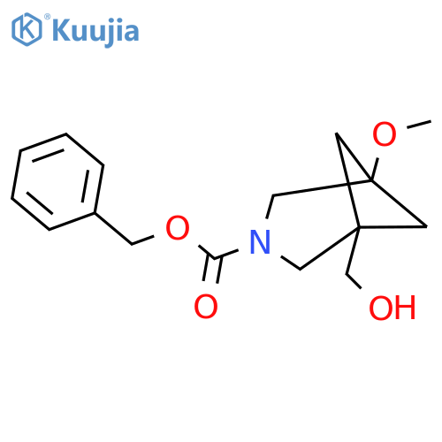 Benzyl 1-(hydroxymethyl)-5-methoxy-3-azabicyclo[3.1.1]heptane-3-carboxylate structure