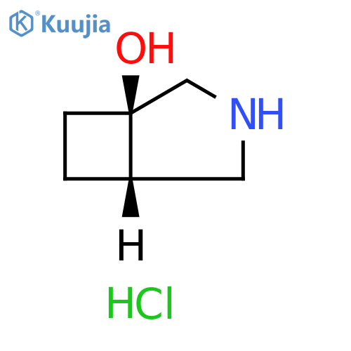 3-Azabicyclo[3.2.0]heptan-1-ol, hydrochloride (1:1), (1R,5S)- structure