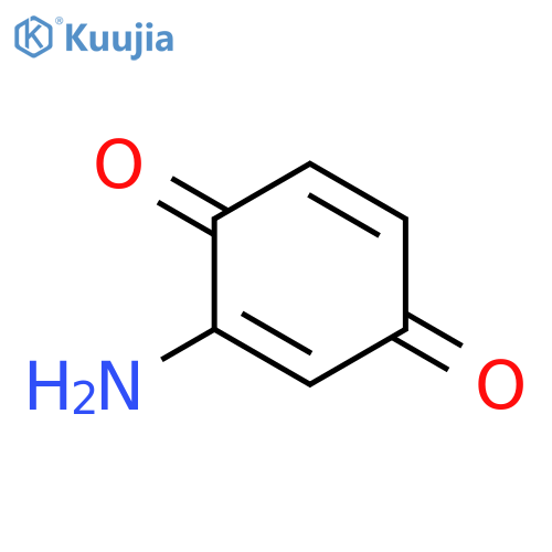 2,5-Cyclohexadiene-1,4-dione, 2-amino- structure