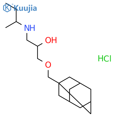 {3-(adamantan-1-yl)methoxy-2-hydroxypropyl}(butan-2-yl)amine hydrochloride structure