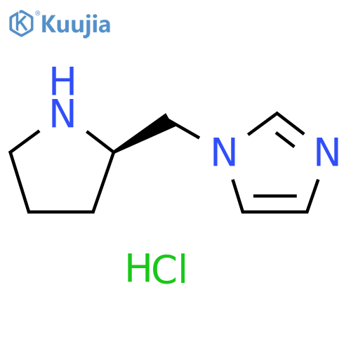 1-[(2R)-2-PYRROLIDINYLMETHYL]-1H-IMIDAZOLE DIHYDROCHLORIDE structure