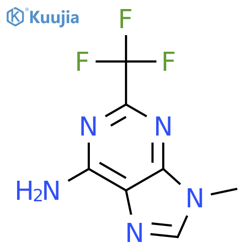 9-Methyl-2-trifluoromethyl-9H-purin-6-ylamine structure