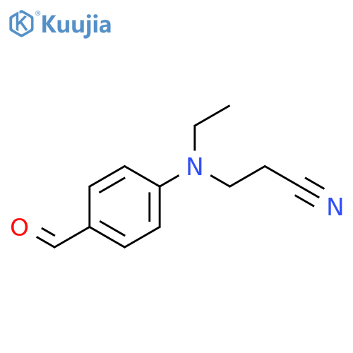 4-(N-Ethyl-2-cyanoethylamino)benzaldehyde structure