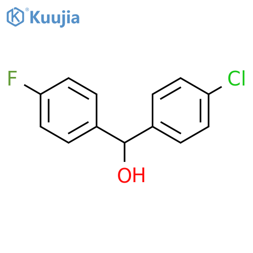 (4-Chlorophenyl)(4-fluorophenyl)methanol structure