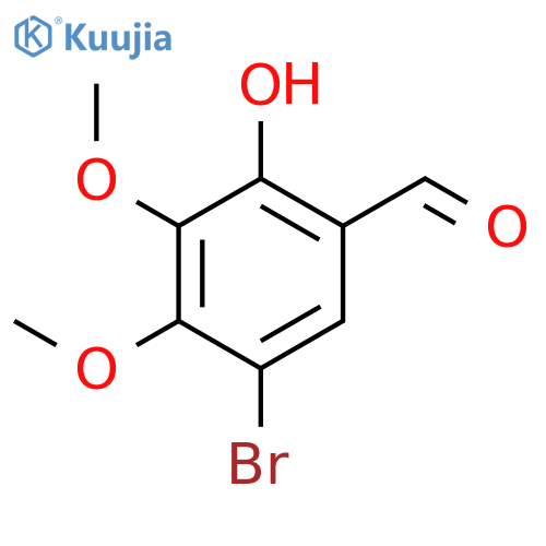 Benzaldehyde, 5-bromo-2-hydroxy-3,4-dimethoxy- structure