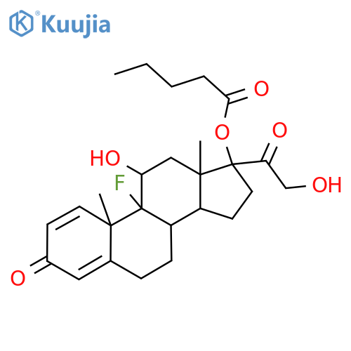 9a-Fluoroprednisolone 17-Valerate structure