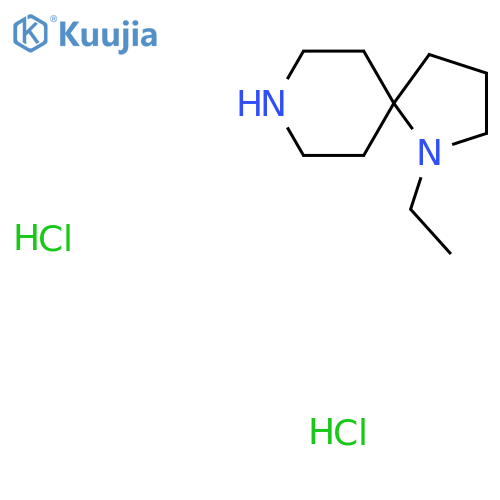 1-Ethyl-1,8-diazaspiro[4.5]decane dihydrochloride structure