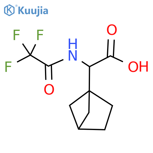 2-{bicyclo2.1.1hexan-1-yl}-2-(2,2,2-trifluoroacetamido)acetic acid structure