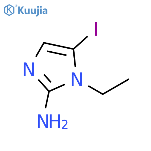 1-Ethyl-5-iodo-1H-imidazol-2-amine structure