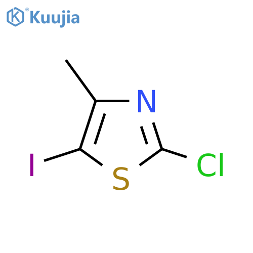 2-Chloro-5-iodo-4-methyl-1,3-thiazole structure