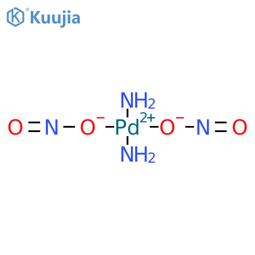 diamminebis(nitrito-O)palladium structure