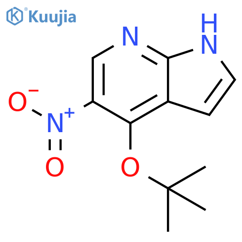 4-tert-butoxy-5-nitro-1H-pyrrolo[2,3-b]pyridine structure