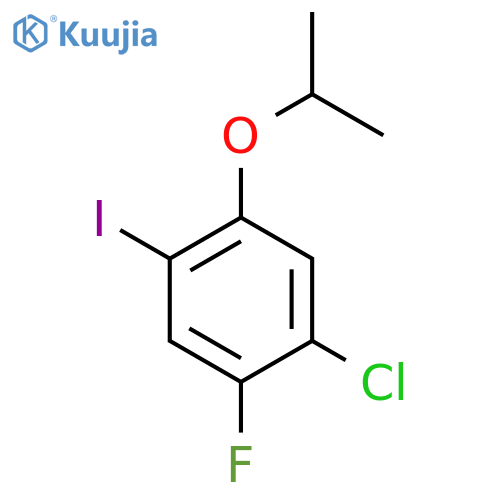 1-Chloro-2-fluoro-4-iodo-5-isopropoxybenzene structure