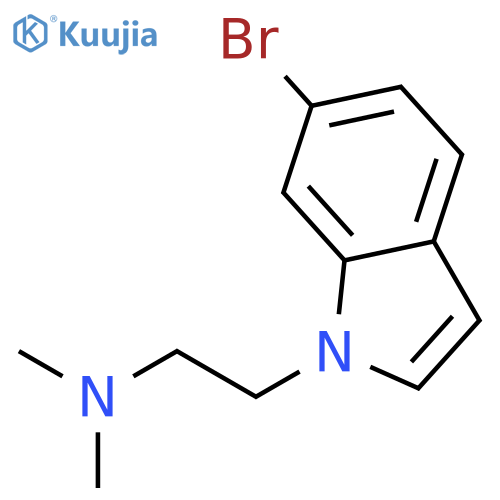 1H-INDOLE-1-ETHANAMINE, 6-BROMO-N,N-DIMETHYL- structure