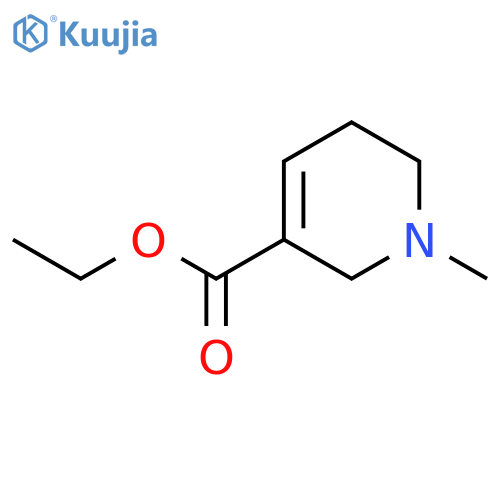 Ethyl 1-methyl-1,2,5,6-tetrahydropyridine-3-carboxylate structure