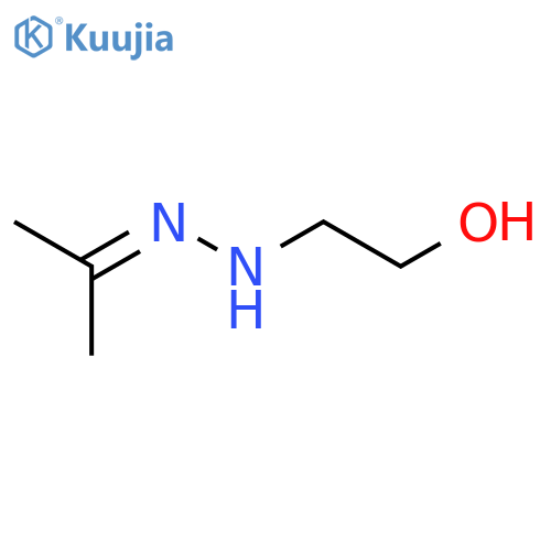 2-Propanone,2-(2-hydroxyethyl)hydrazone structure